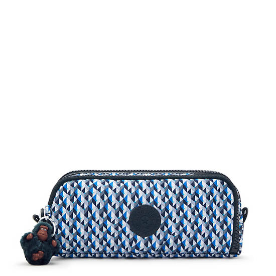 Kipling Gitroy Klasik Printed Pencil Case Çanta Mavi | TR 1316IL